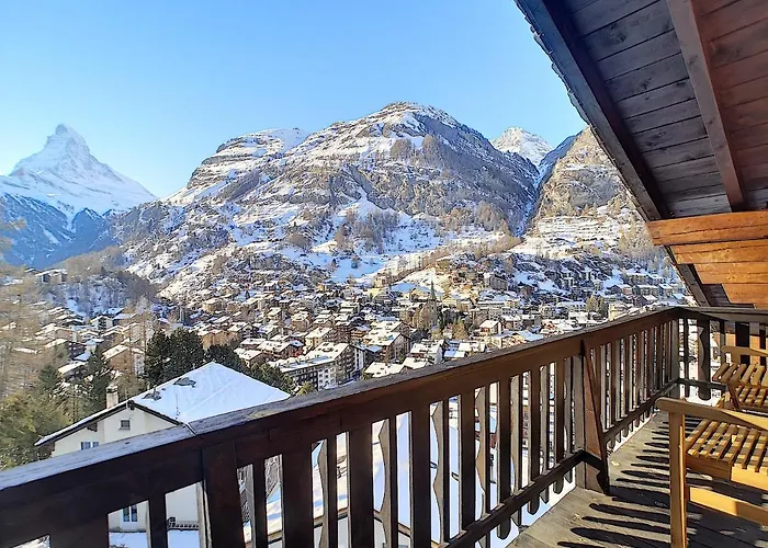 Daire With Beautiful Views In Zermatt